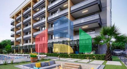 Квартири планування 1 + 1 і 2 + 1 в районі Алтинташ - Анталія