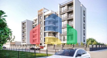 Квартири планування 1 + 1 і 2 + 1 в районі Алтинташ - Анталія