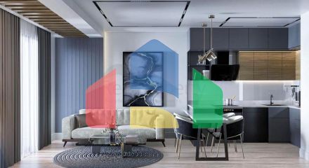 Квартири планування 1 + 1 і 2 + 1 в районі Алтинташ - Анталія