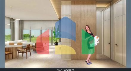 Квартира планування 2 + 1 в районі Алтинташ - Анталія