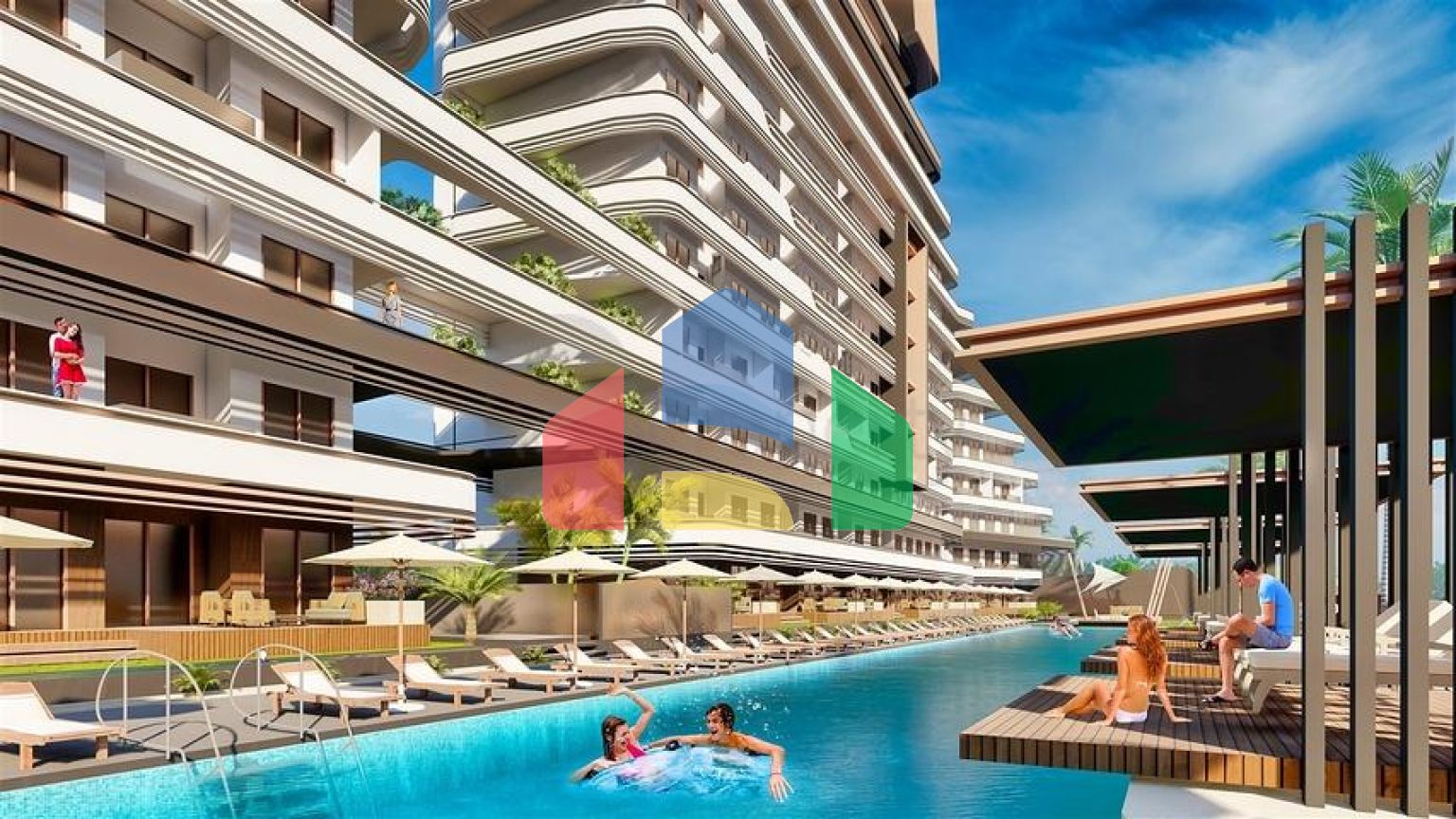 Квартира планування 2 + 1 в районі Алтинташ - Анталія