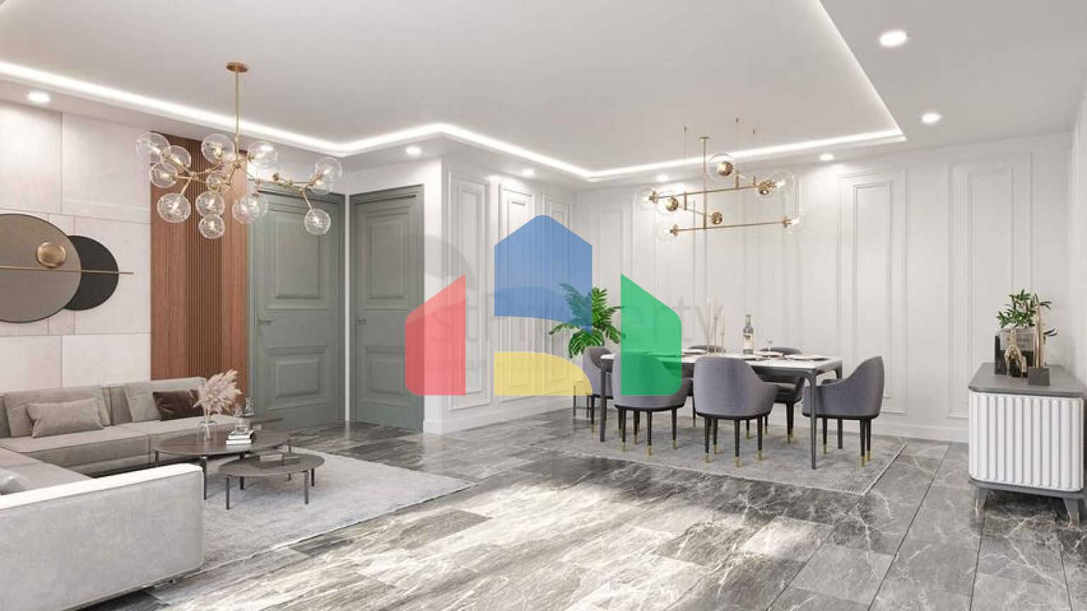 Вилла планировки 3+1, 4+2 в районе Алтынташ - Анталия