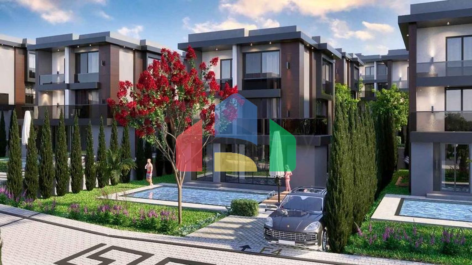 Вилла планировки 3+1, 4+2 в районе Алтынташ - Анталия