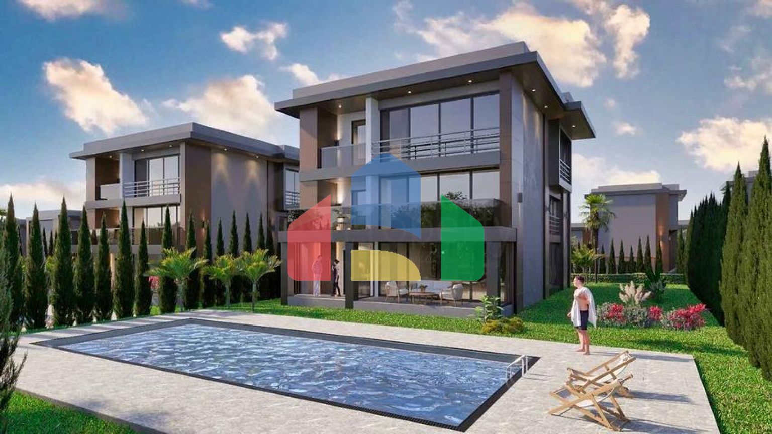 Вилла планировки 3+1, 4+2 в районе Алтынташ - Анталия