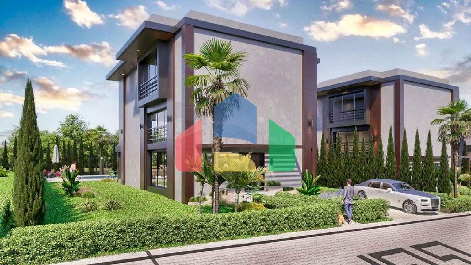 Вилла планировки 3+1, 4+2 в районе Алтынташ - Анталия