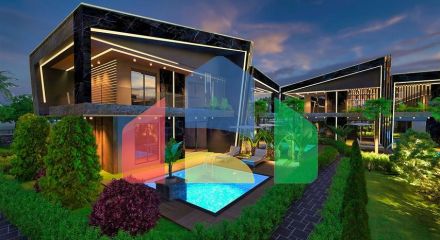 Инвестиционный проект виллы в районе Алтынташ - Анталия