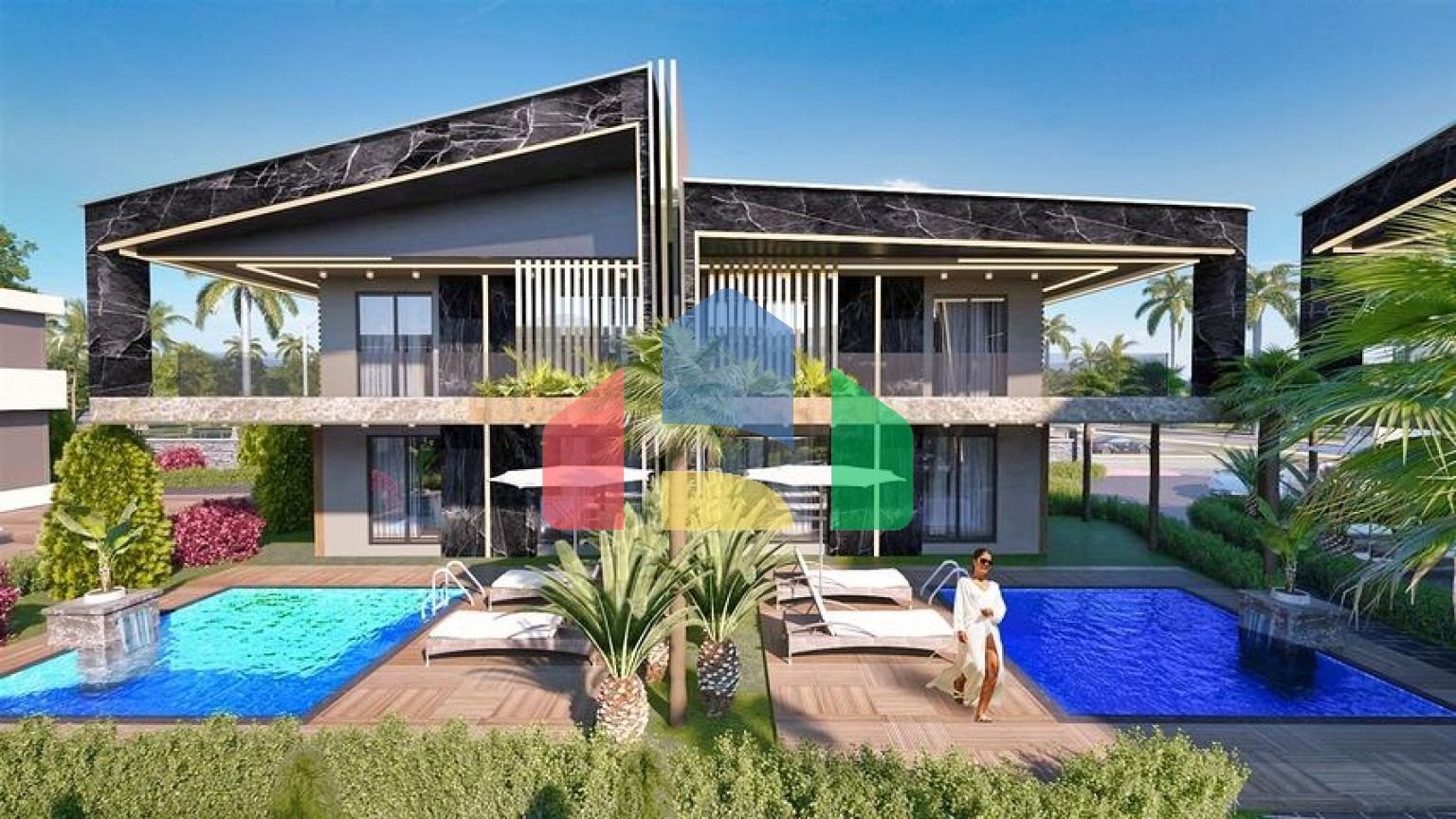 Инвестиционный проект виллы в районе Алтынташ - Анталия