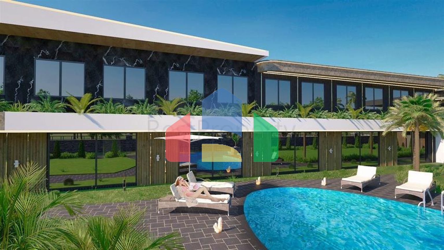 Инвестиционный проект виллы в районе Алтынташ - Анталия