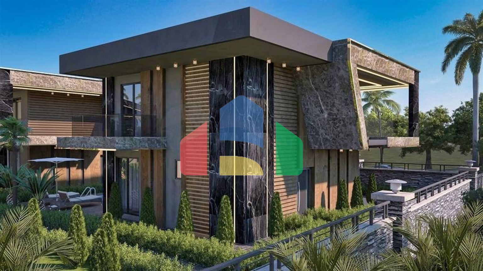 Инвестиционный проект виллы в районе Алтынташ - Анталия