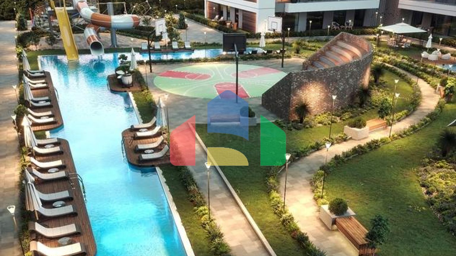 Квартира планування 1 + 1 в районі Алтинташ - Анталія