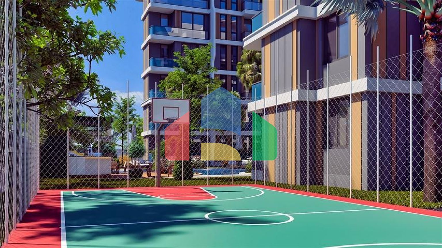 Квартира планування 1 + 1 в районі Алтинташ - Анталія