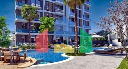 Квартира планування 1 + 1 в районі Алтинташ - Анталія