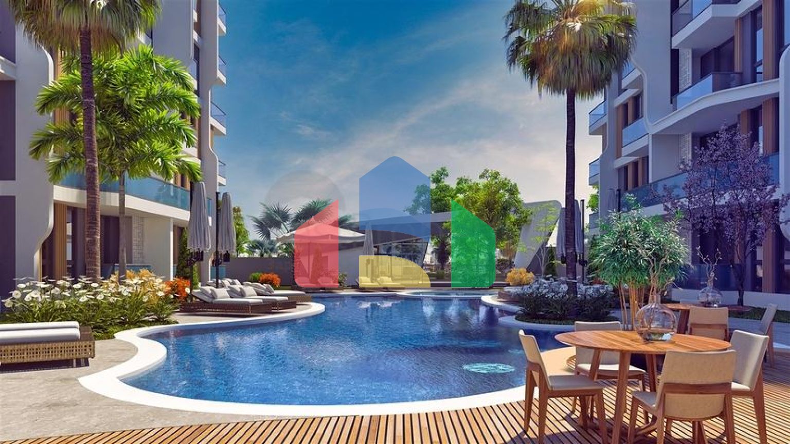 Квартира планування 1 + 1 в районі Алтинташ - Анталія