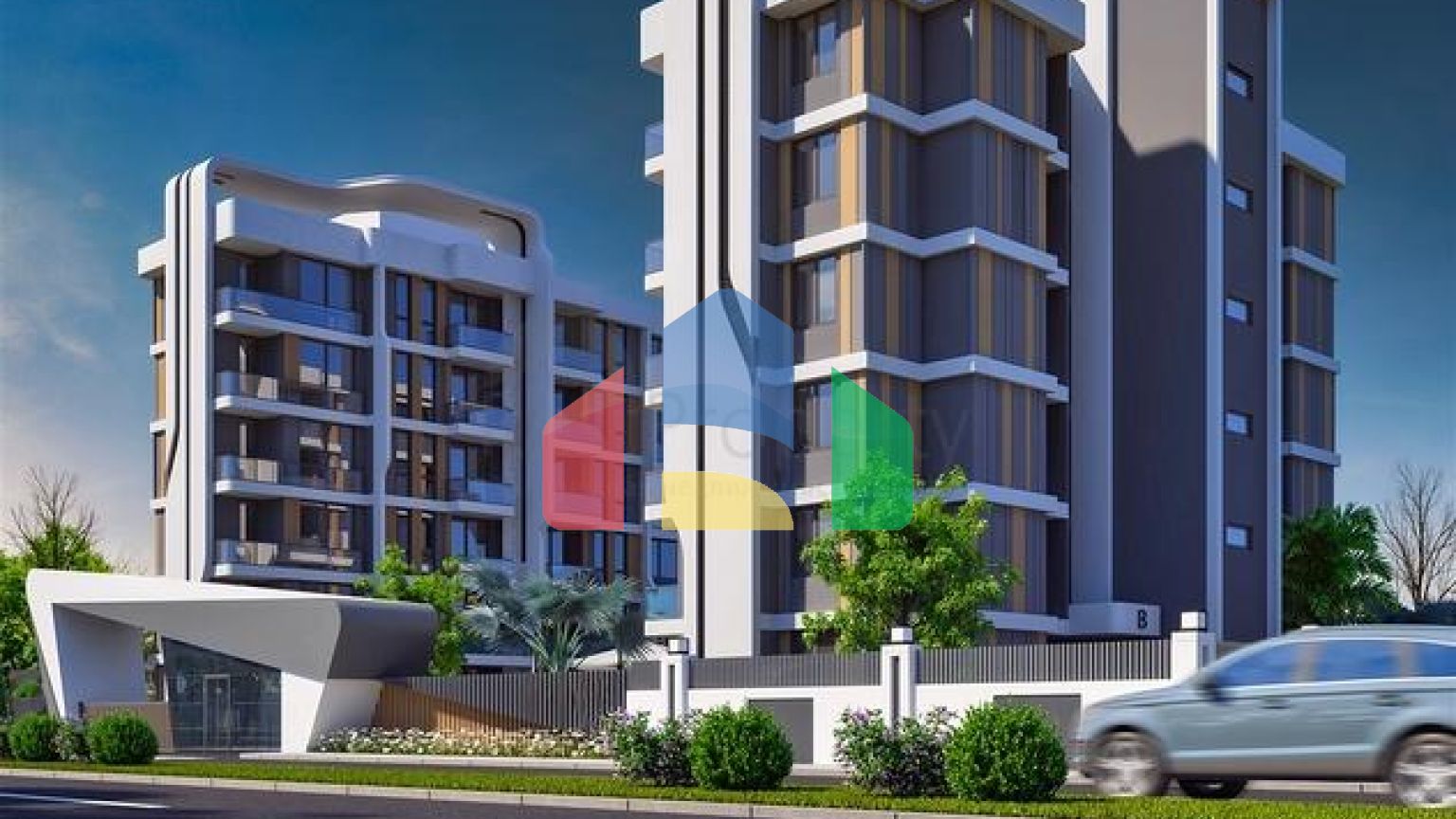 Квартира планування 1 + 1 в районі Алтинташ - Анталія