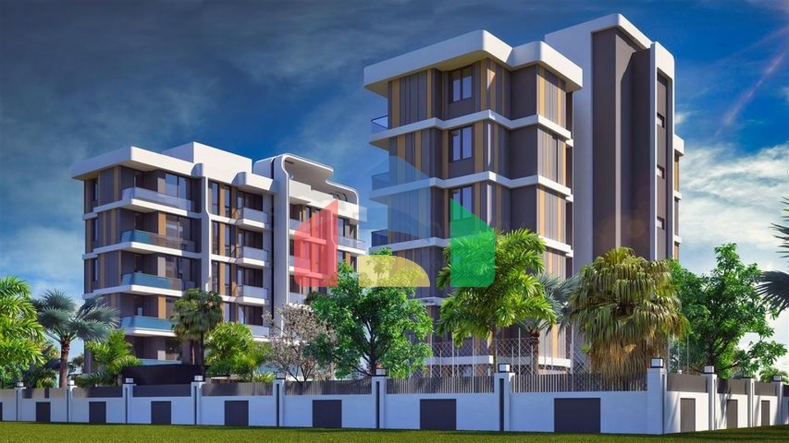 Квартира планування 1 + 1 в районі Алтинташ - Анталія