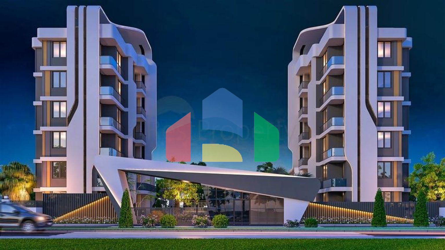 Квартира планування 1 + 1 в районі Алтинташ - Анталія