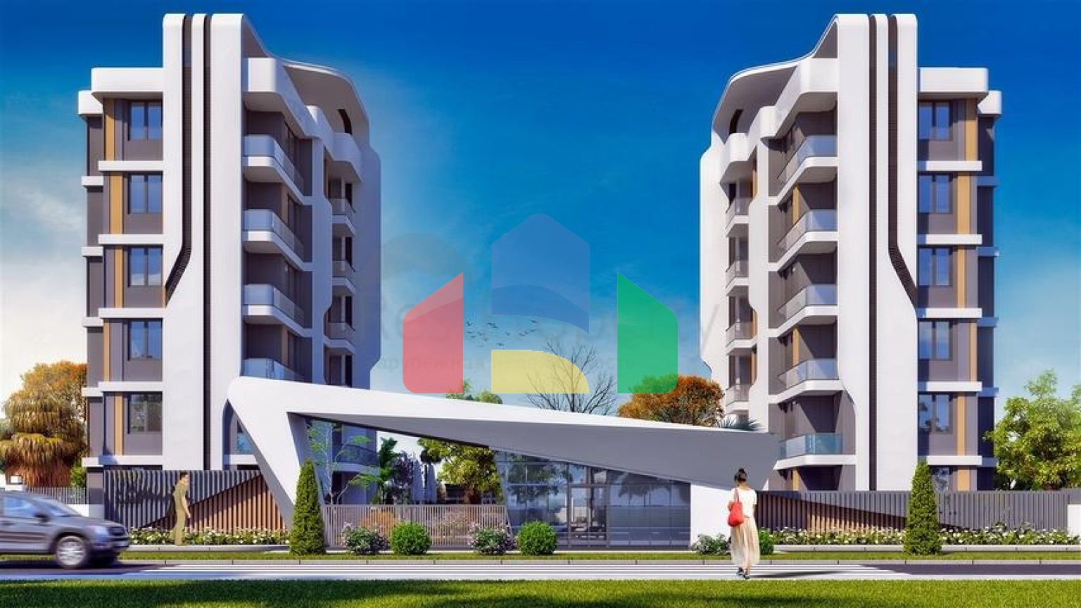 Квартира планування 1 + 1 в районі Алтинташ - Анталія