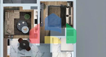 Квартири планування 1 + 1 в районі Алтинташ - Анталія