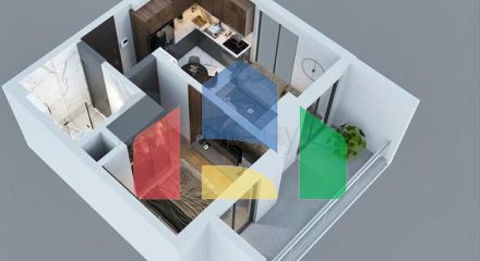 Квартири планування 1 + 1 в районі Алтинташ - Анталія