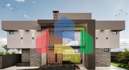 Вилла планировки 6+1 в микрорайоне Эрменек - Анталия