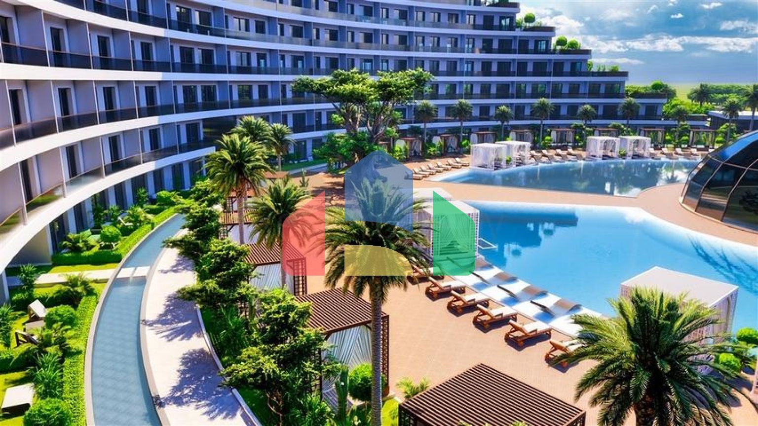 Квартиры планировки 1+1 в районе Алтынташ - Анталия