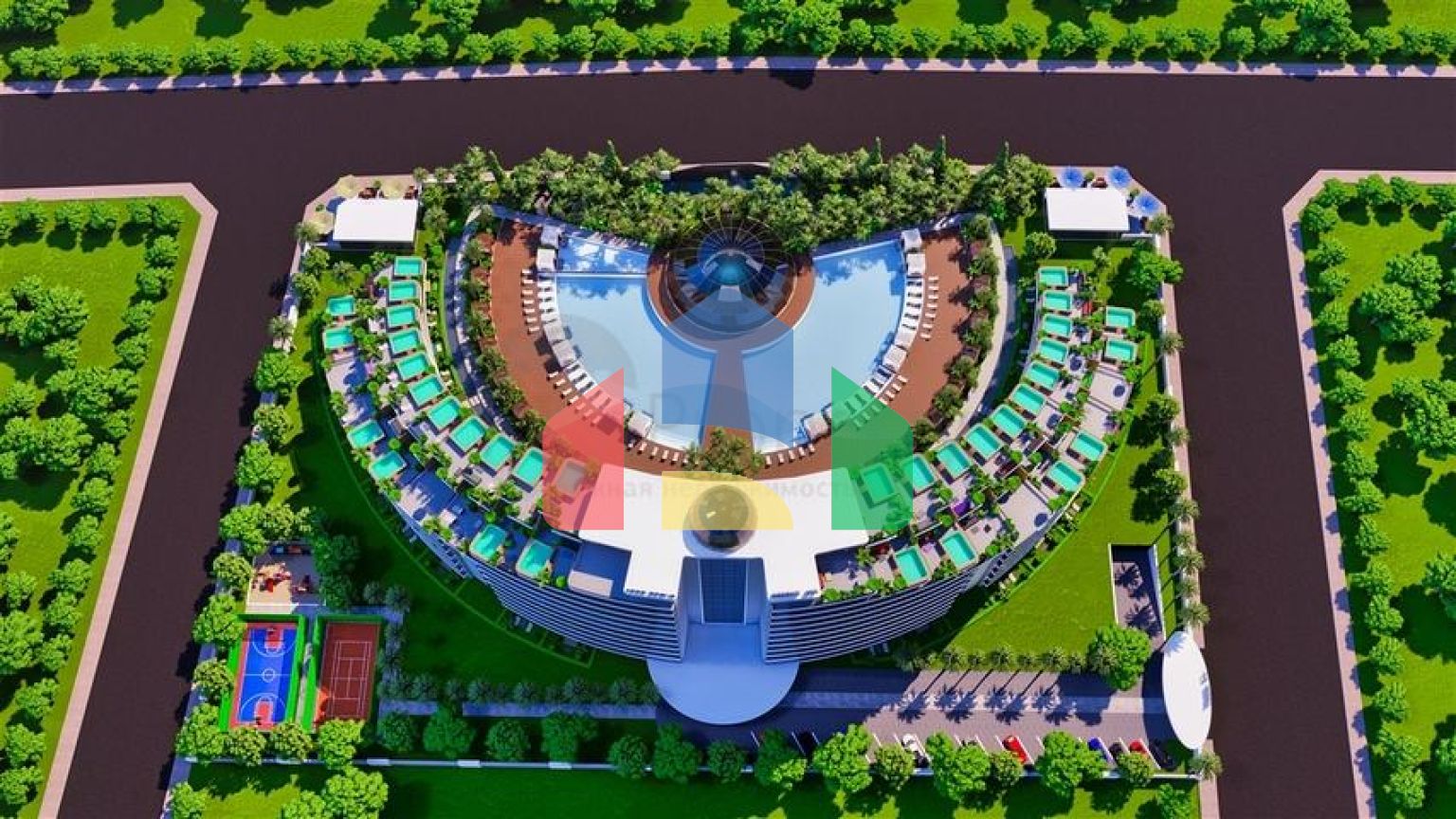 Квартиры планировки 1+1 в районе Алтынташ - Анталия