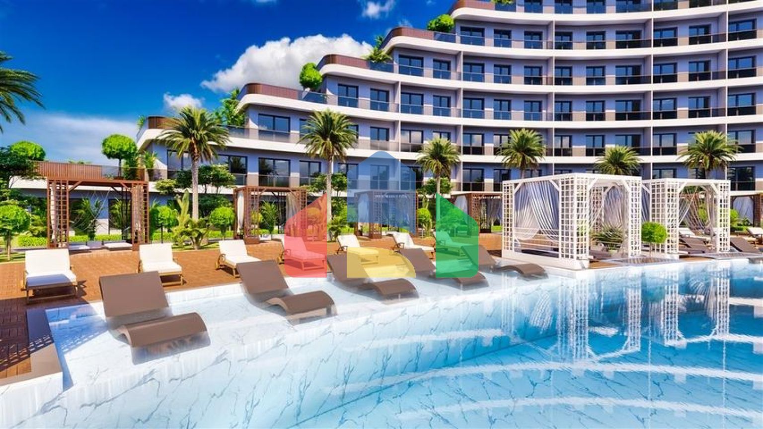 Квартиры планировки 1+1 в районе Алтынташ - Анталия