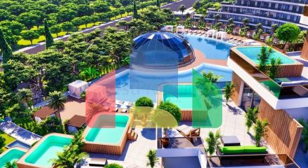 Квартиры планировки 1+1 в районе Алтынташ - Анталия