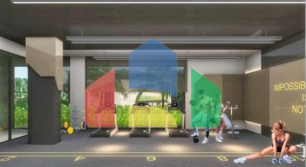 Квартира планування 1 + 1 в районі Алтинташ - Анталія