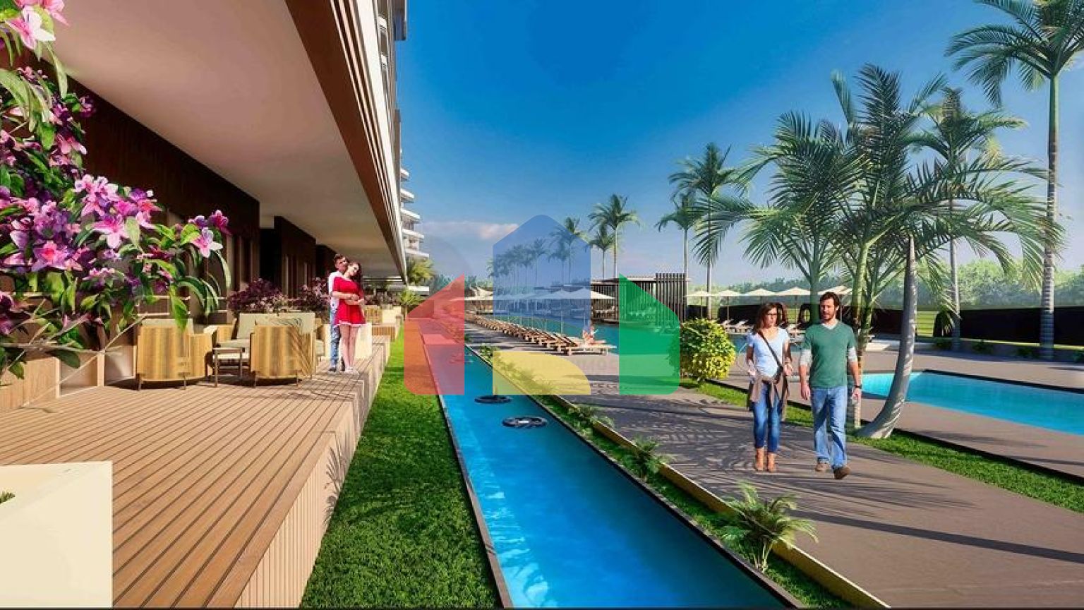 Квартира планування 1 + 1 в районі Алтинташ - Анталія