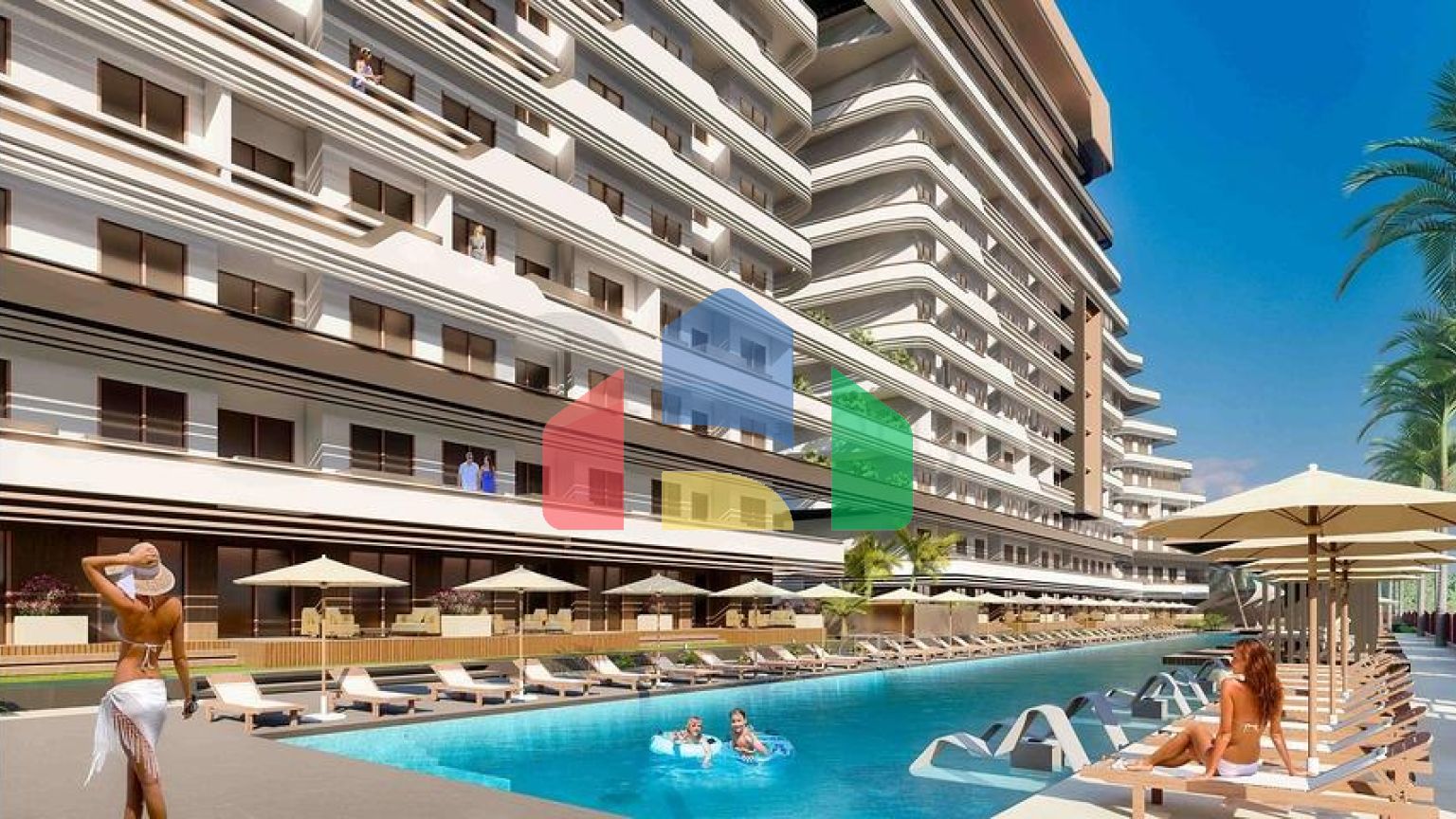 Квартира планування 1 + 1 в районі Алтинташ - Анталія