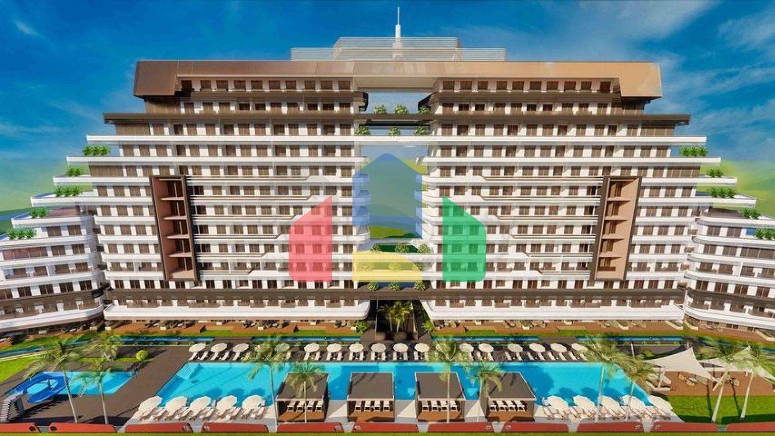 Квартира планування 1 + 1 в районі Алтинташ - Анталія