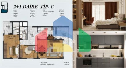 Инвестиционный проект  в районе Алтынташ - Анталия