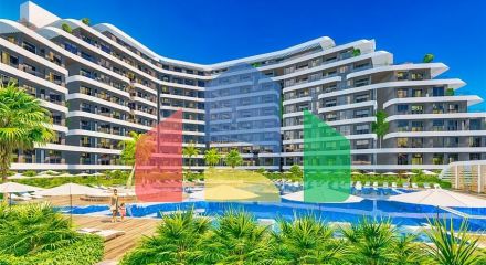 1+1 apartments in a luxury complex in the Altyntas - Antalya area