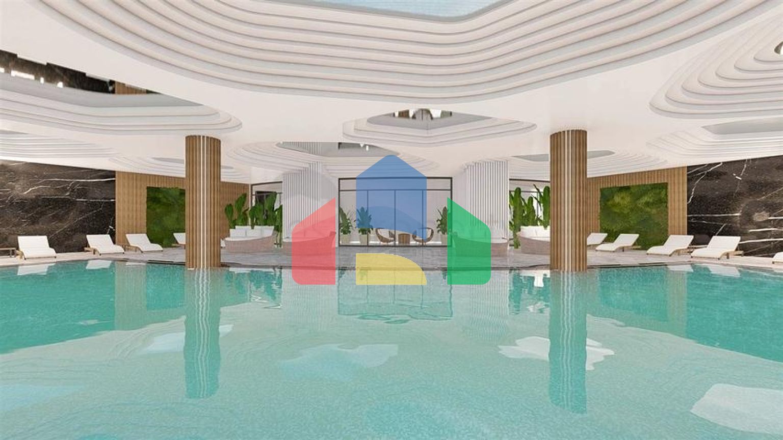 Квартири планування 1 + 1 в комплексі класу люкс в районі Алтинташ - Анталія