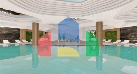 Квартири планування 1 + 1 в комплексі класу люкс в районі Алтинташ - Анталія