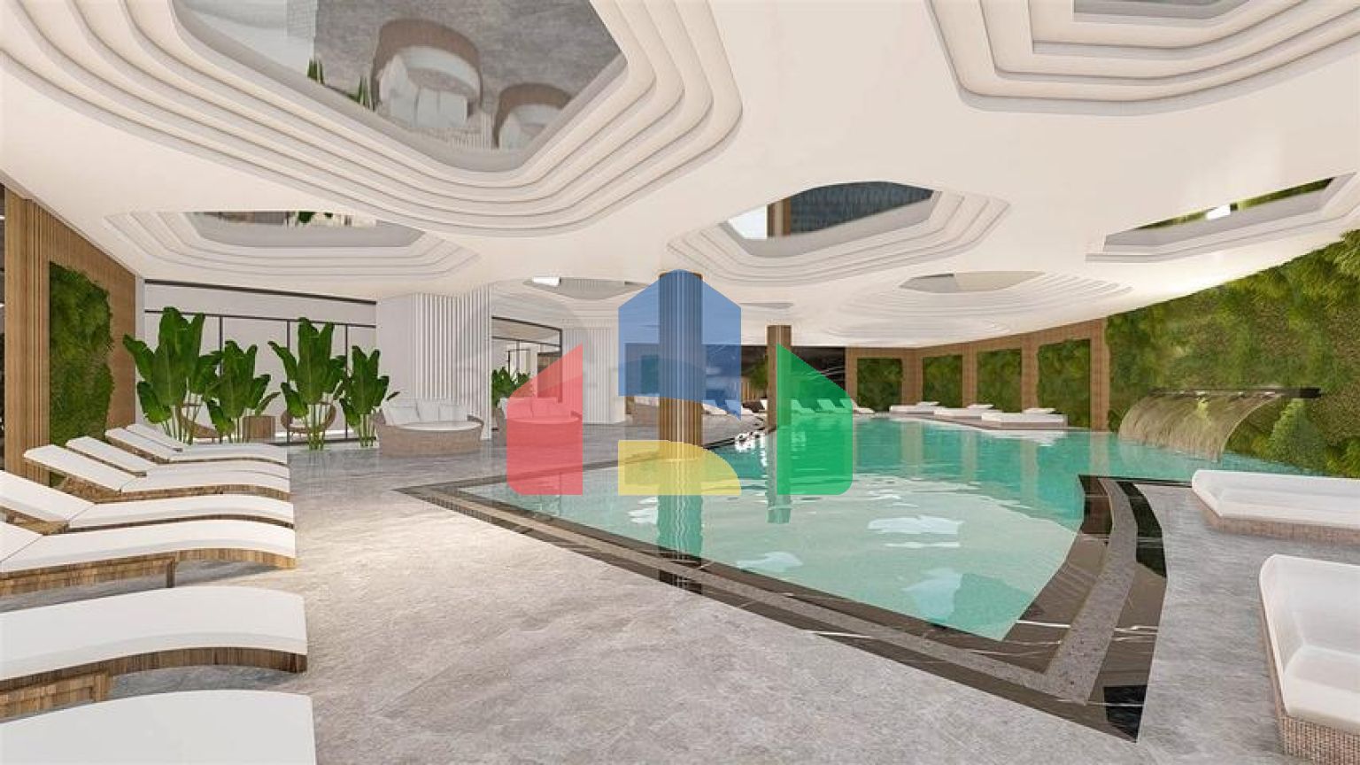 Квартири планування 1 + 1 в комплексі класу люкс в районі Алтинташ - Анталія