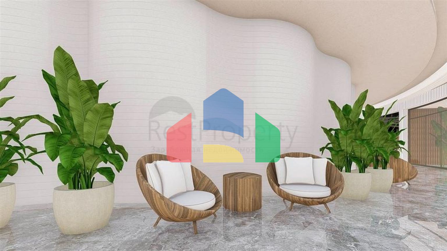 Квартири планування 1 + 1 в комплексі класу люкс в районі Алтинташ - Анталія