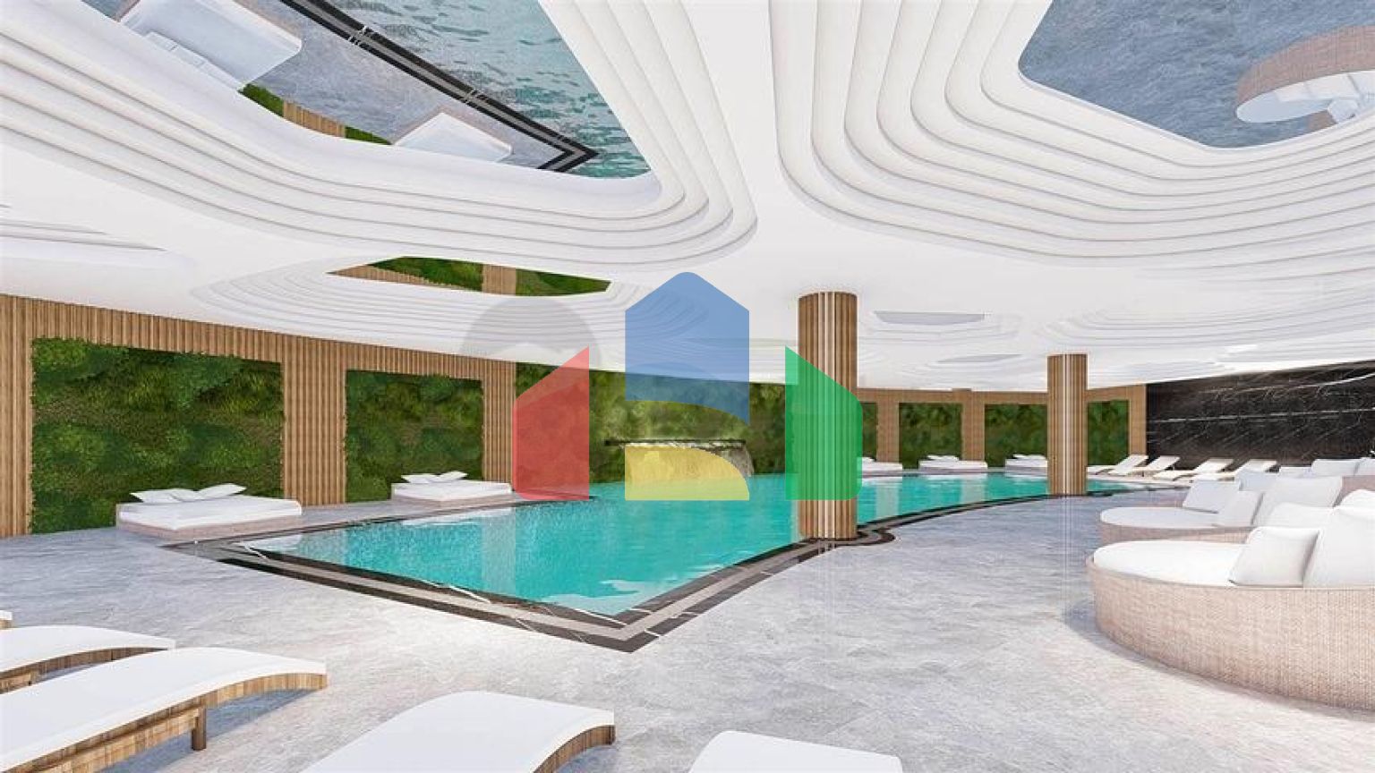 Квартири планування 1 + 1 в комплексі класу люкс в районі Алтинташ - Анталія