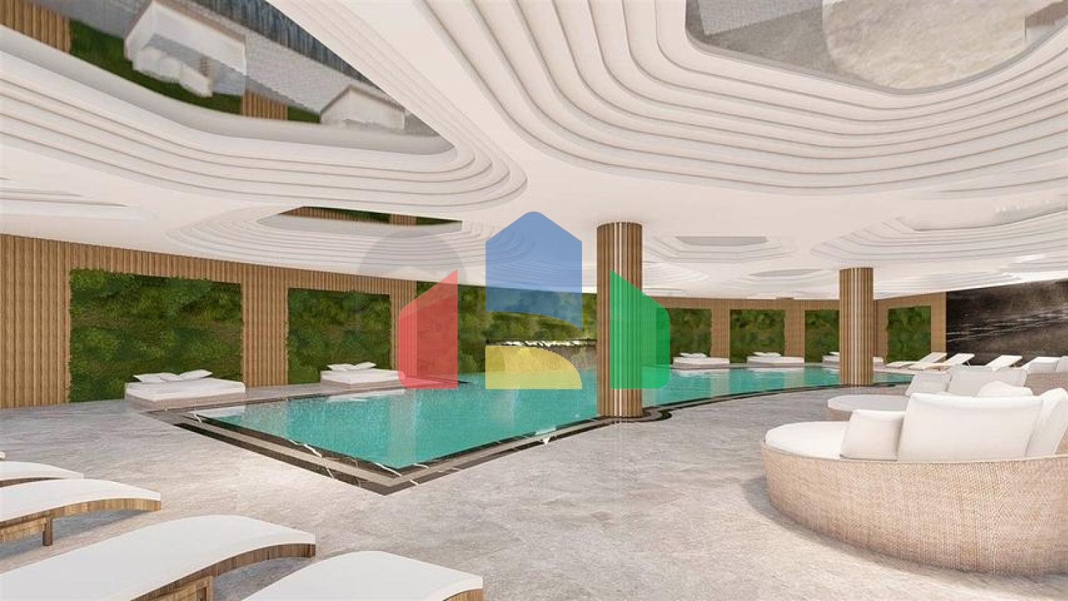 Квартири планування 1 + 1 в комплексі класу люкс в районі Алтинташ - Анталія