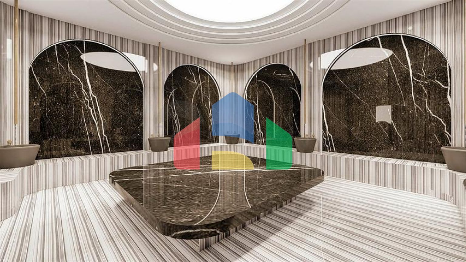 Квартири планування 1 + 1 в комплексі класу люкс в районі Алтинташ - Анталія