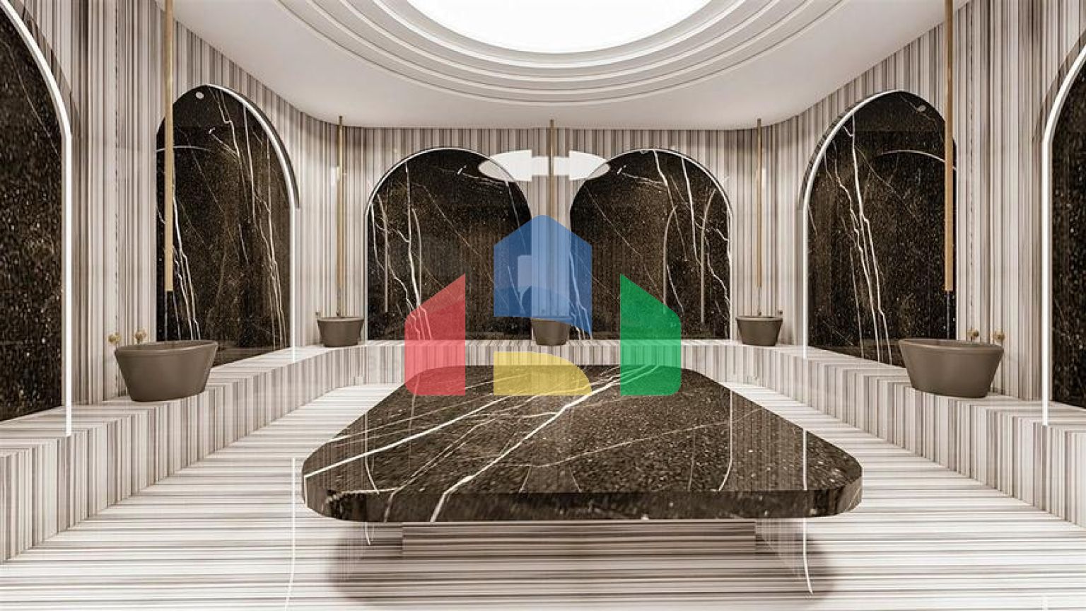 Квартири планування 1 + 1 в комплексі класу люкс в районі Алтинташ - Анталія