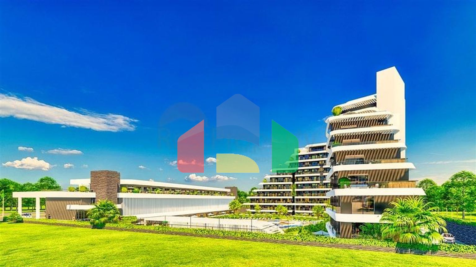 Квартири планування 1 + 1 в комплексі класу люкс в районі Алтинташ - Анталія