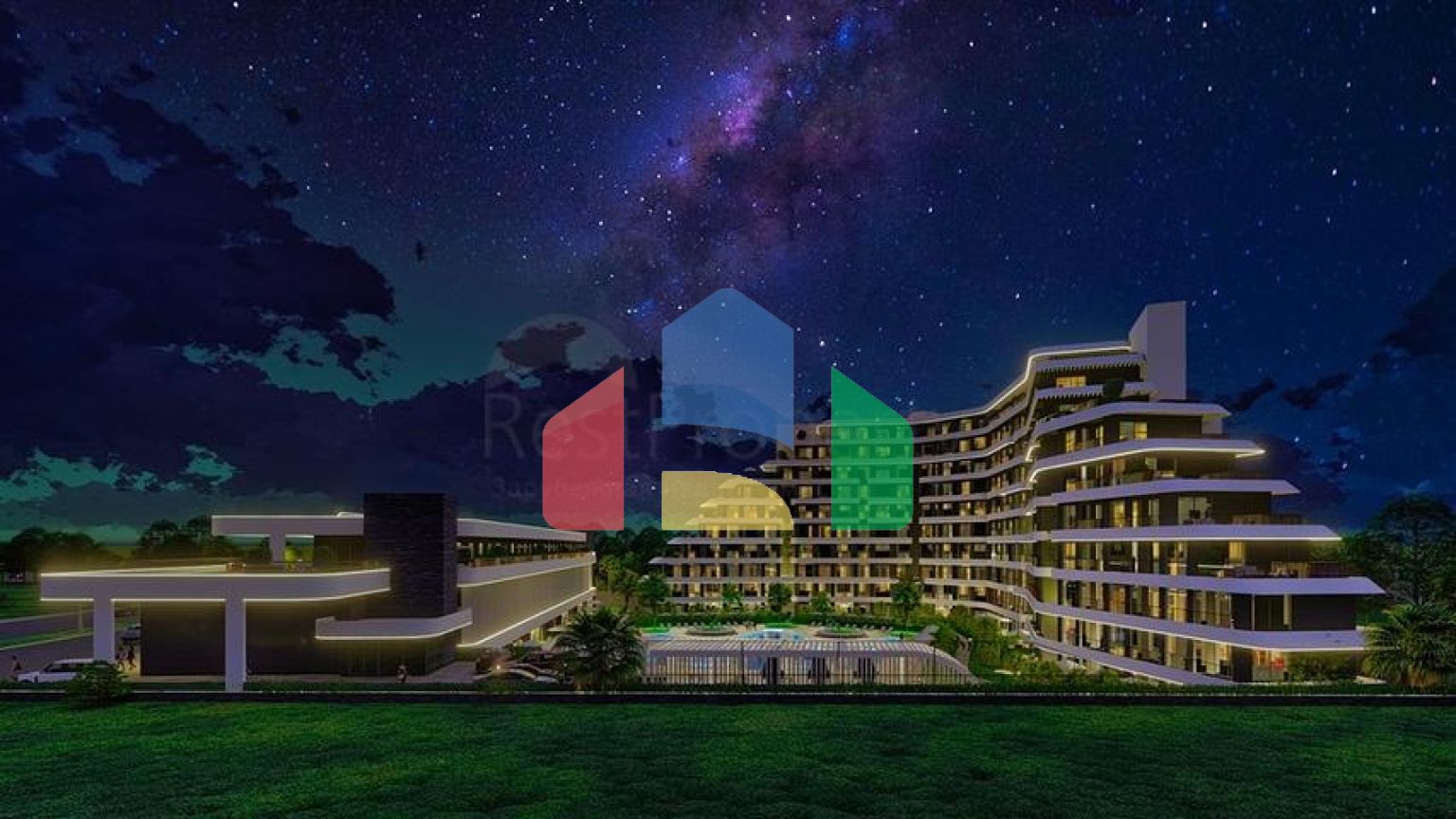 Квартири планування 1 + 1 в комплексі класу люкс в районі Алтинташ - Анталія