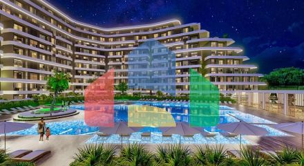 Квартири планування 1 + 1 в комплексі класу люкс в районі Алтинташ - Анталія