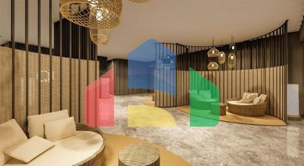 Квартири планування 1 + 1 в комплексі класу люкс в районі Алтинташ - Анталія