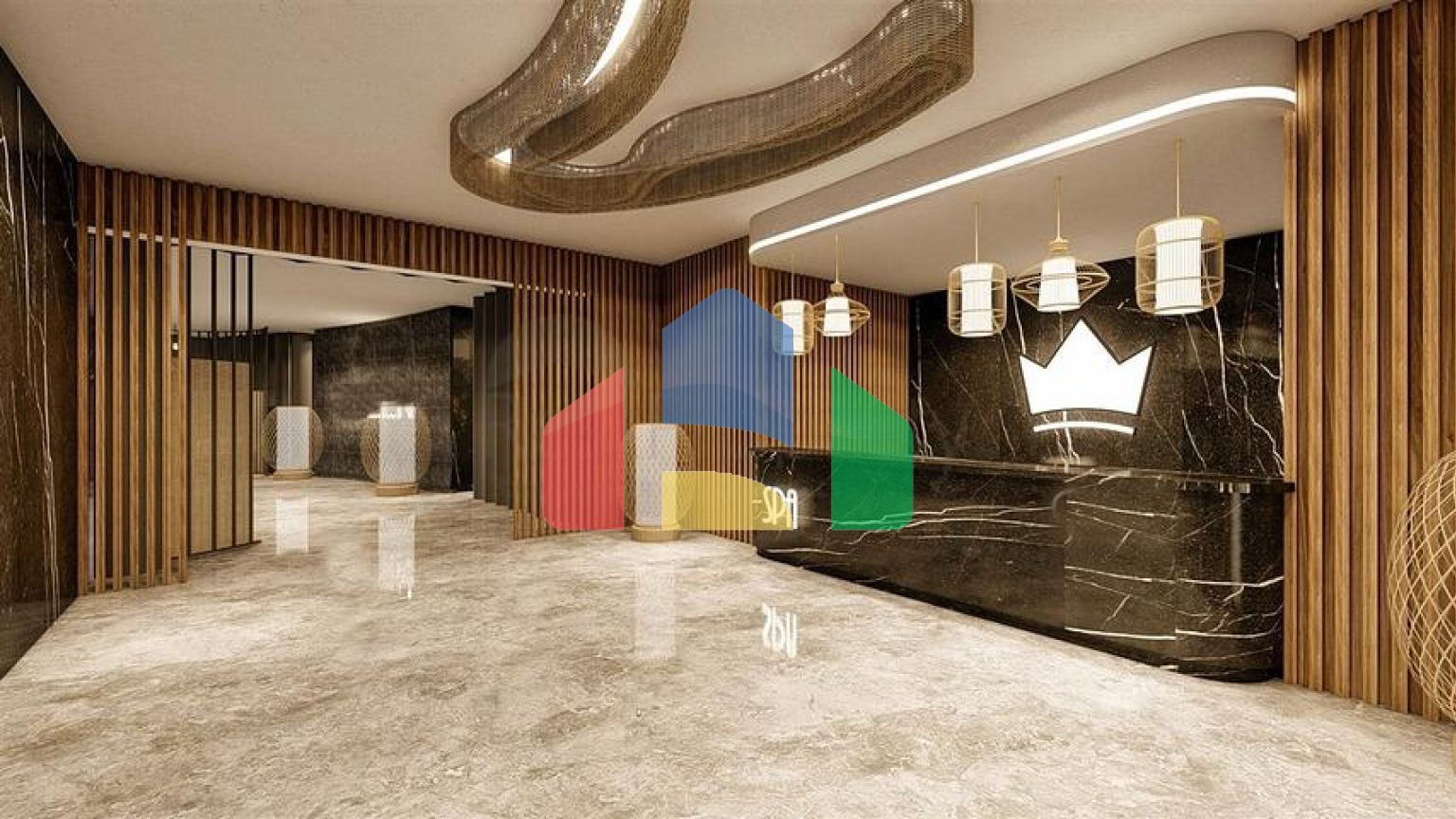 Квартири планування 1 + 1 в комплексі класу люкс в районі Алтинташ - Анталія