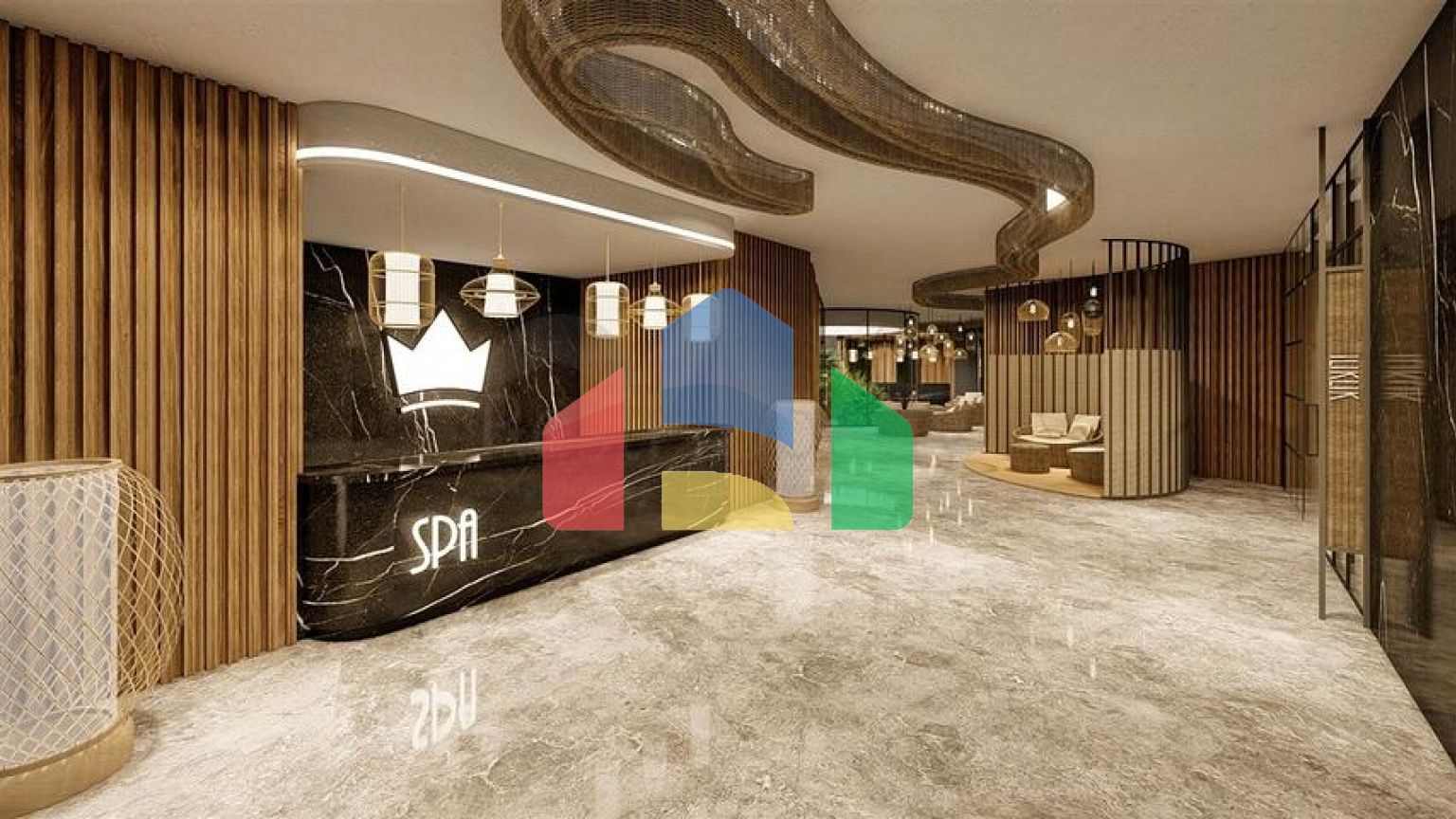 Квартири планування 1 + 1 в комплексі класу люкс в районі Алтинташ - Анталія