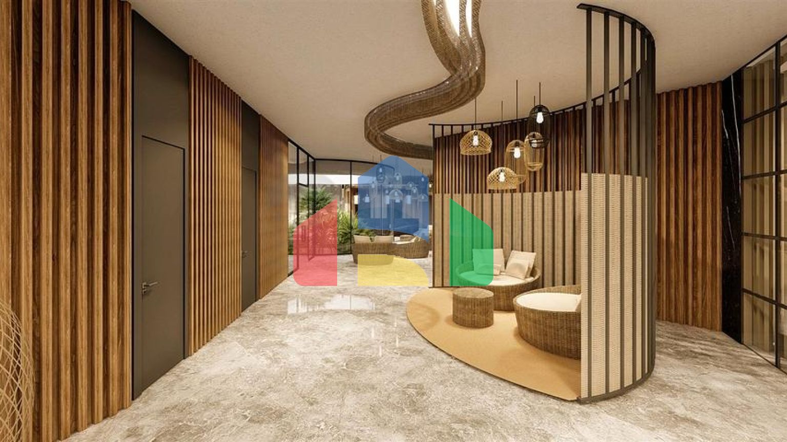 Квартири планування 1 + 1 в комплексі класу люкс в районі Алтинташ - Анталія