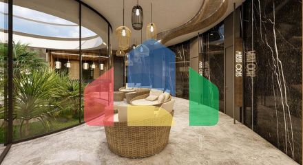 Квартири планування 1 + 1 в комплексі класу люкс в районі Алтинташ - Анталія